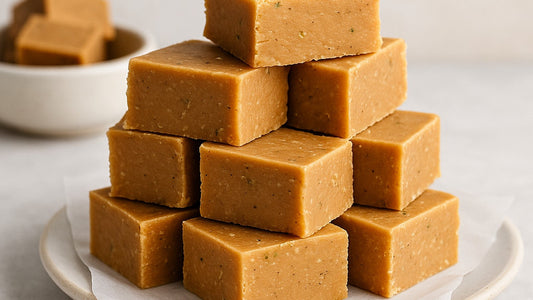 Herb-Infused Peanut Butter Fudge (No-Bake) header image