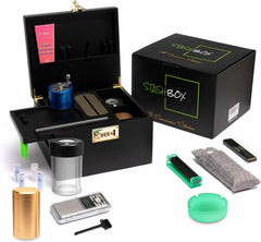 Lockable bamboo storage box