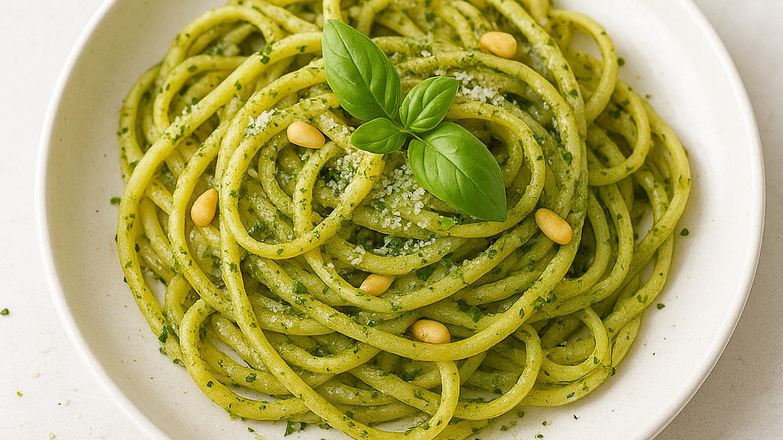 Herb-Infused Pesto Pasta header image