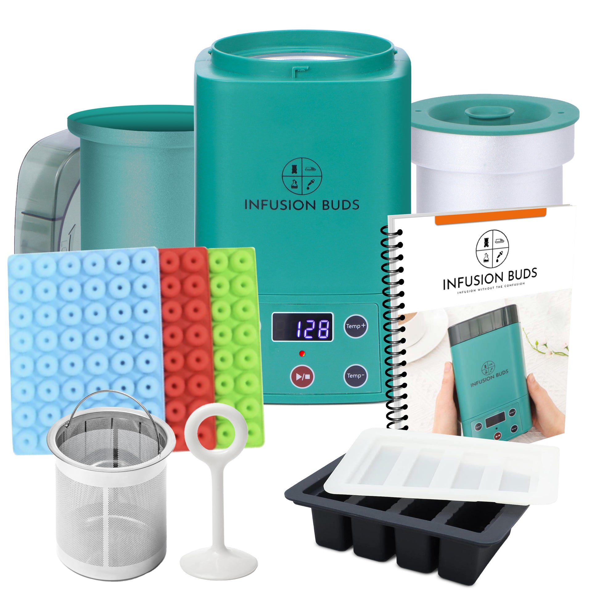 2 In 1 Decarboxylator & Infuser | Butter Maker Machine & Oil Infuser Machine -Compact Design- Herbal Recipe Book & All Accessories Included