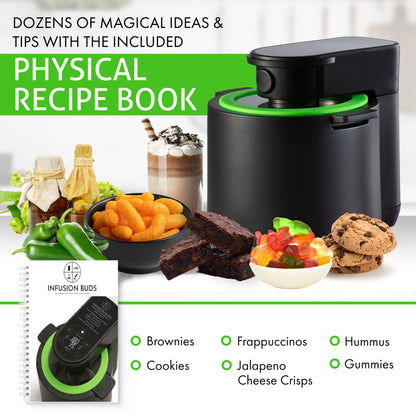 3-In-1 Magical Herb Infuser Machine, Decarboxylator & Gummy Maker. Magic Butter Maker Machine for creating Infused Butter, Gummies, Canna Herb Oil & More. Recipe Book & All Accessories