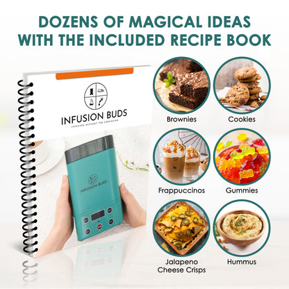 2 In 1 Decarboxylator & Infuser | Magic Butter Maker Machine & Oil Infuser Machine -Compact Design- Herbal Recipe Book & All Accessories Included
