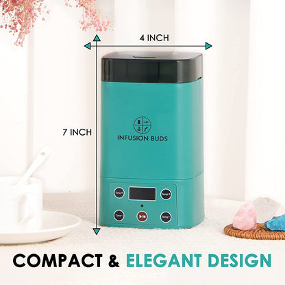 2 In 1 Decarboxylator & Infuser | Magic Butter Maker Machine & Oil Infuser Machine -Compact Design- Herbal Recipe Book & All Accessories Included