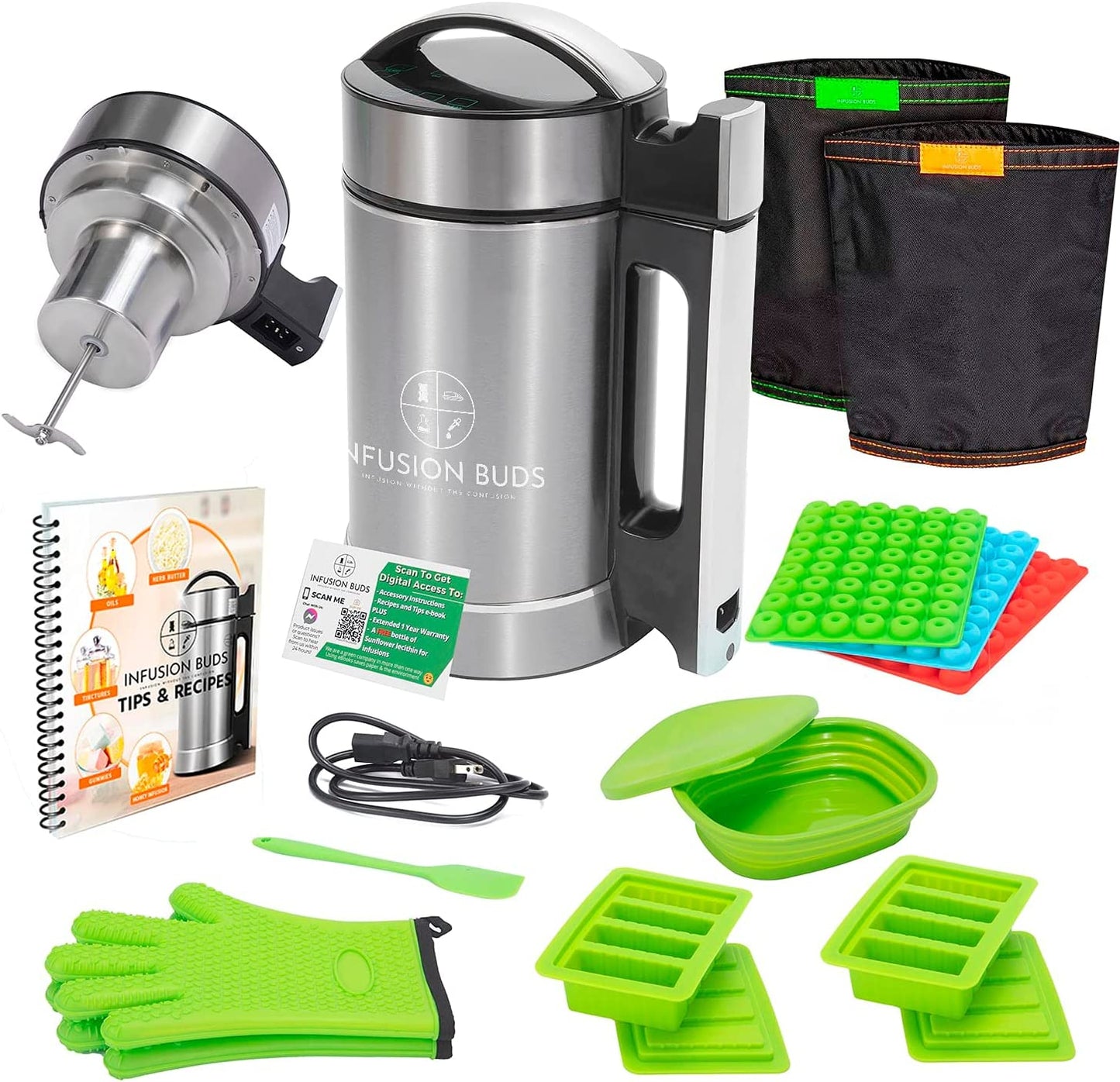 Butter Infuser Machine- Herbal Butter Maker Machine | Herbal Butter & Oil Infuser Machine. Butter Machine | Includes Tons Of Accessories